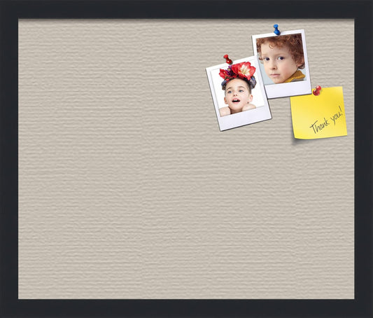 PinPix 18x15 Inch Cork Bulletin Board. This Decorative Framed Pin Board Comes with Desert Pastel Design and a Satin Black Frame. Ideal for Home Office Decor or Message Board (PinPix-1815)