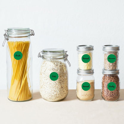 Green Dot Stickers 2 Inches Round Sticker, Circle Colored Labels Color Coding Labels for Office Classroom Toddlers Activity 80 Pieces