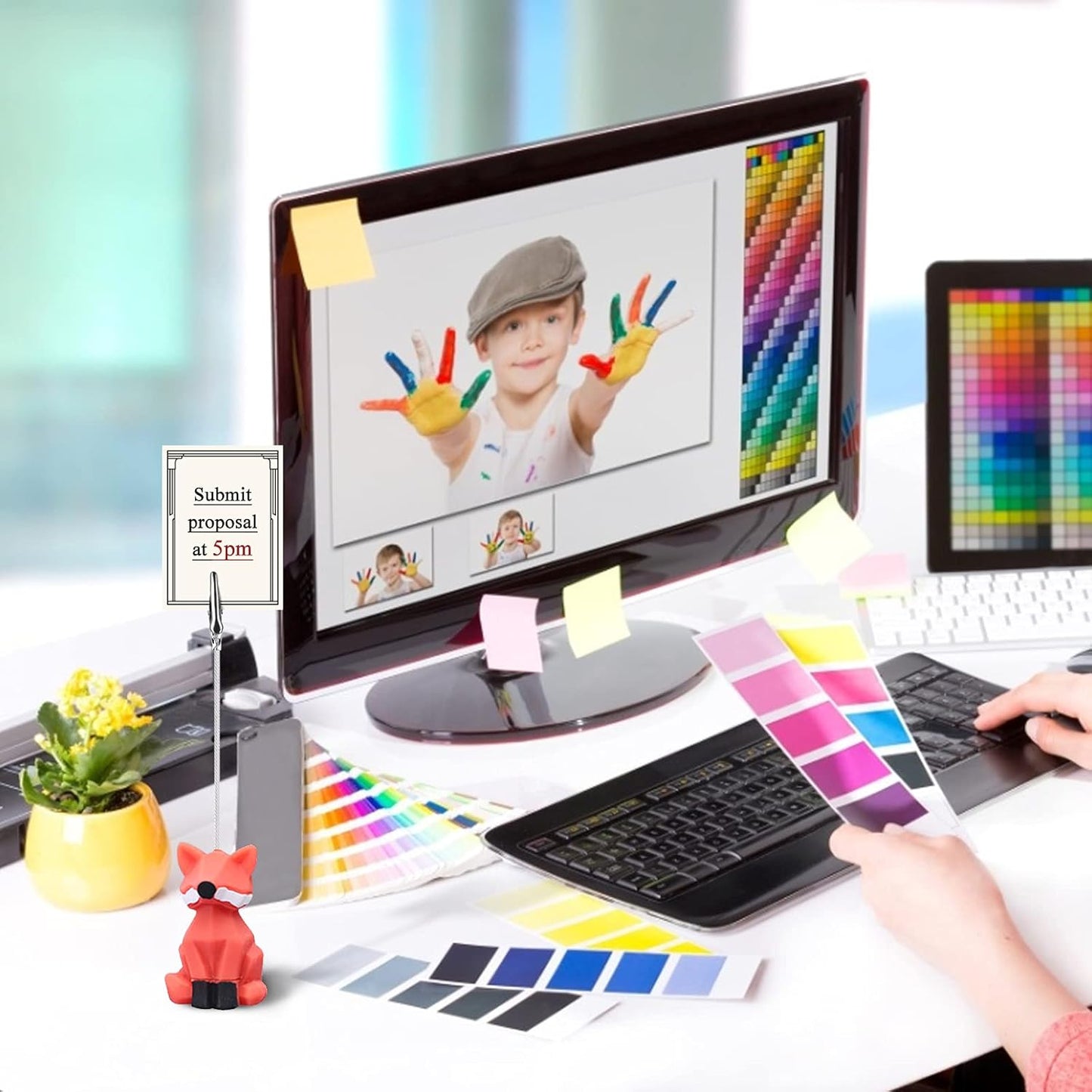 40 PCS Metal Wire Long-Tailed Alligator Clamp Photo Clip Holder - Alligator Clips for Crafts, DIY Card, Photo, Memo Holder (6inch/150mm)