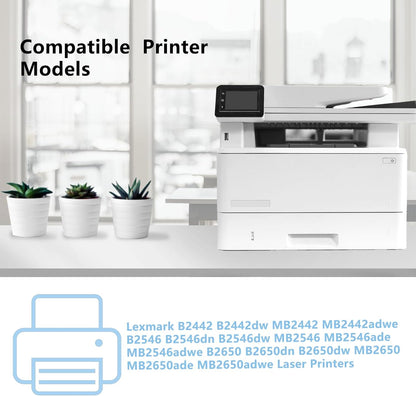 High Yield B241H00 Black Toner Cartridge Compatible with Lexmark B241H00 Toner Cartridge for B2338 B2338dw B2442 B2442dw MB2338 MB2442 Printers (6,000 Pages)