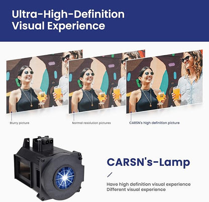 CARSN NP21LP Replacement Projector Lamp for NEC PA550W NP-PA500U NP-PA500X NP-PA5520W NP-PA600X, Lamp with Housing