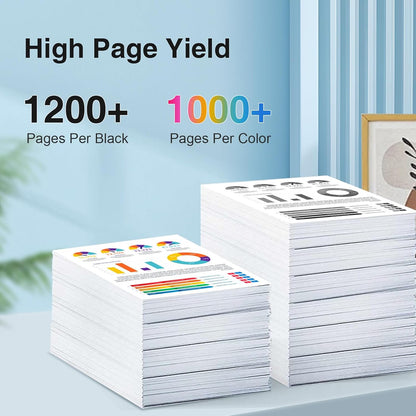 910XL Ink Cartridges Replacement for HP 910XL Ink Cartridges Combo Pack for HP OfficeJet Pro 8025e 8015e 8028e 8035e 8020 8015 8028 8025 8035 Printers