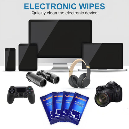 Electonic Wipes Alibeiss Screen Cleaner Wipes (80P,8 * 8inches) for Laptop, Phone, Ipad,TV, Computer Cleaning kit