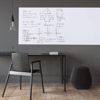 HAMIGAR Whiteboard Sticker for Wall 36" x 157" Dry Erase Board Large Wallpaper Peel and Stick, White Board Stick on Wall, Contact Paper Adhesive Poster Board Whiteboard with 1 Marker