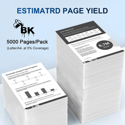 89A Black Toner Cartridges Compatible 89A CF289A 89X CF289X (with Chip) for Laser Jet Enterprise M507 M507n M507dn M507x MFP M528dn M528f M528c M528z M528 Series Printer (2-Pack)