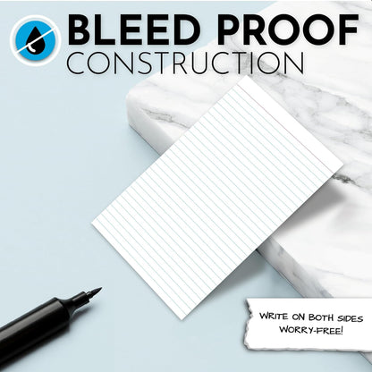 Home Advantage Vertically Ruled White Index Cards, Note Cards (5-x-8-inch)