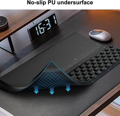 Computer Keyboard Stand with Wrist Rest,Comfy Ergonomic Tilted Keyboard Holder,Keyboard Tray Support for Office Home (Blue Starry Sky)