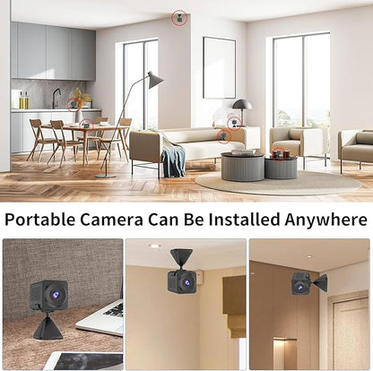 VSTARCAM 3MP Security Camera, Built-in Battery, Low-Light Full-Color Night Vision, Motion Detection, Siren, 2-Way Audio, Remote Viewing, Cloud & SD Card Storage (up to 256GB)