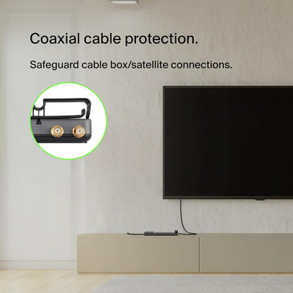 Belkin Surge Protector Power Strip w/ 12 AC Outlets & 8ft Long Flat Plug, UL-listed Heavy-Duty Extension Cord for Home, Office, Travel, Computer, Laptop, Phone Charger - 3,940 Joules of Protection