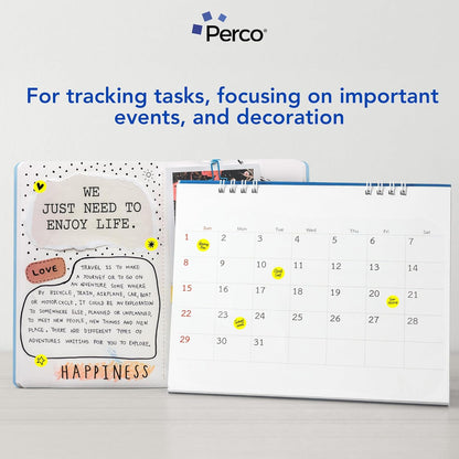 Perco Fluorescent Yellow 1/2-Inch Round Circle Dot Sticker Labels with Easy Peel Perforation - 3,000 Labels per Roll - Strong Adhesion, Vibrant Colors for Organizing, Crafting & More - Made in USA