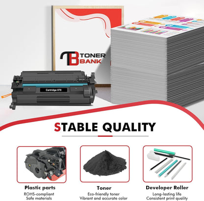 070 Toner Cartridge Black 2 Pack Compatible for Canon 070 Toner Cartridge 070H CRG070 CRG-070 CRG-070H CRG070H for Canon imageCLASS MF465 MF462 LBP247 LBP246 Printer Ink