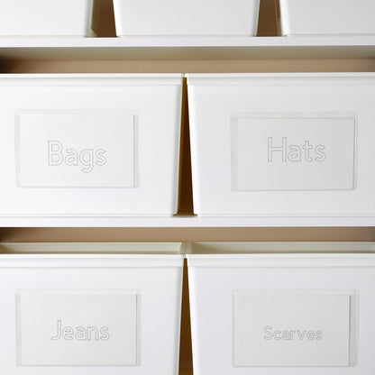 Juvale Photo Sleeves - 5.5 x 8.8 Inches, Clear, 50 Pack - Index Card Holder & Label Sleeves for Planners - Top-Load Card Protector - Office Supplies