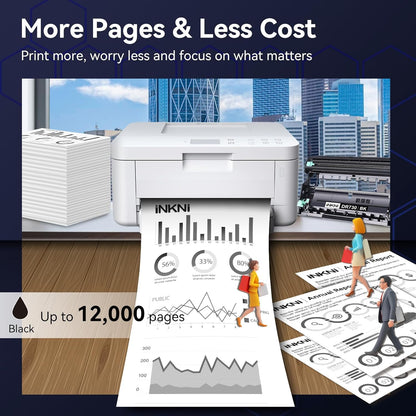 Compatible DR730 Drum Unit Replacement for Brother DR-730 TN760 Toner Compatible with MFC-L2710DW MFC-L2750DW HL-L2395DW HL-L2370DW HL-L2350DW HL-L2390DW DCP-L2550DW Printer (2 Pack, NOT Toner)