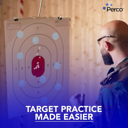 Perco Grey 2-Inch Round Circle Dot Sticker Labels - Multi-Roll Pack (3 Rolls, 500 Labels Each) - Permanent Adhesive, Vibrant Colors, Strong Hold - Perforated for Easy Use - Made in USA