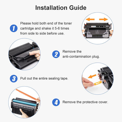 148A Toner Cartridge with Chip Black Compatible Replacement for HP 148A 148X W1480A W1480X for HP Pro 4001dw 4001dn 4001n MFP 4101fdw 4101fdn Printer High Yield Ink ( 2 Pack )