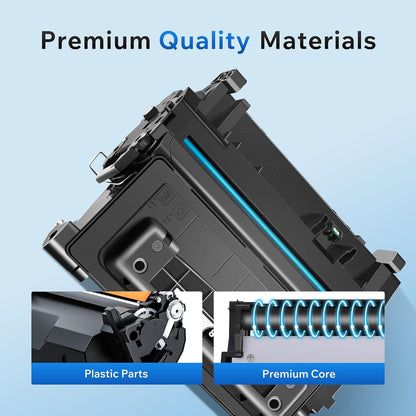 CF281A 81A Black Toner Cartridge Replacement for HP 81A Black Toner Cartridge 81X CF281X Toner for HP 281A Work with LaserJet Enterprise MFP M604 M604dn M605 M605dn M605x M606 M606x M630 M630f (2Pack)