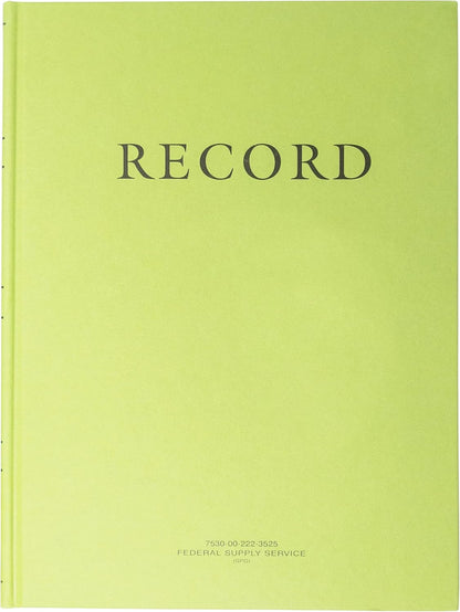 Tacticai 3-Pack Green Military Log Book, 8” x 10.5” - 192 Pages, Record Book for Record Keeping, Supply Chain, Inventory, Training, Maintenance & Field Operations, NSN 7530-00-222-3525