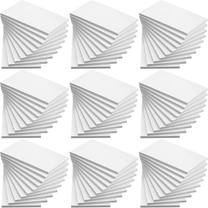 Fainne 3 x 5 Inch Paper Note Pads White Memo Pad Blank Writing Memo Scratch Paper for Waitress Waiter Book to Do Grocery List Small Notebook Restaurant Checkbook, White(120 Pack)