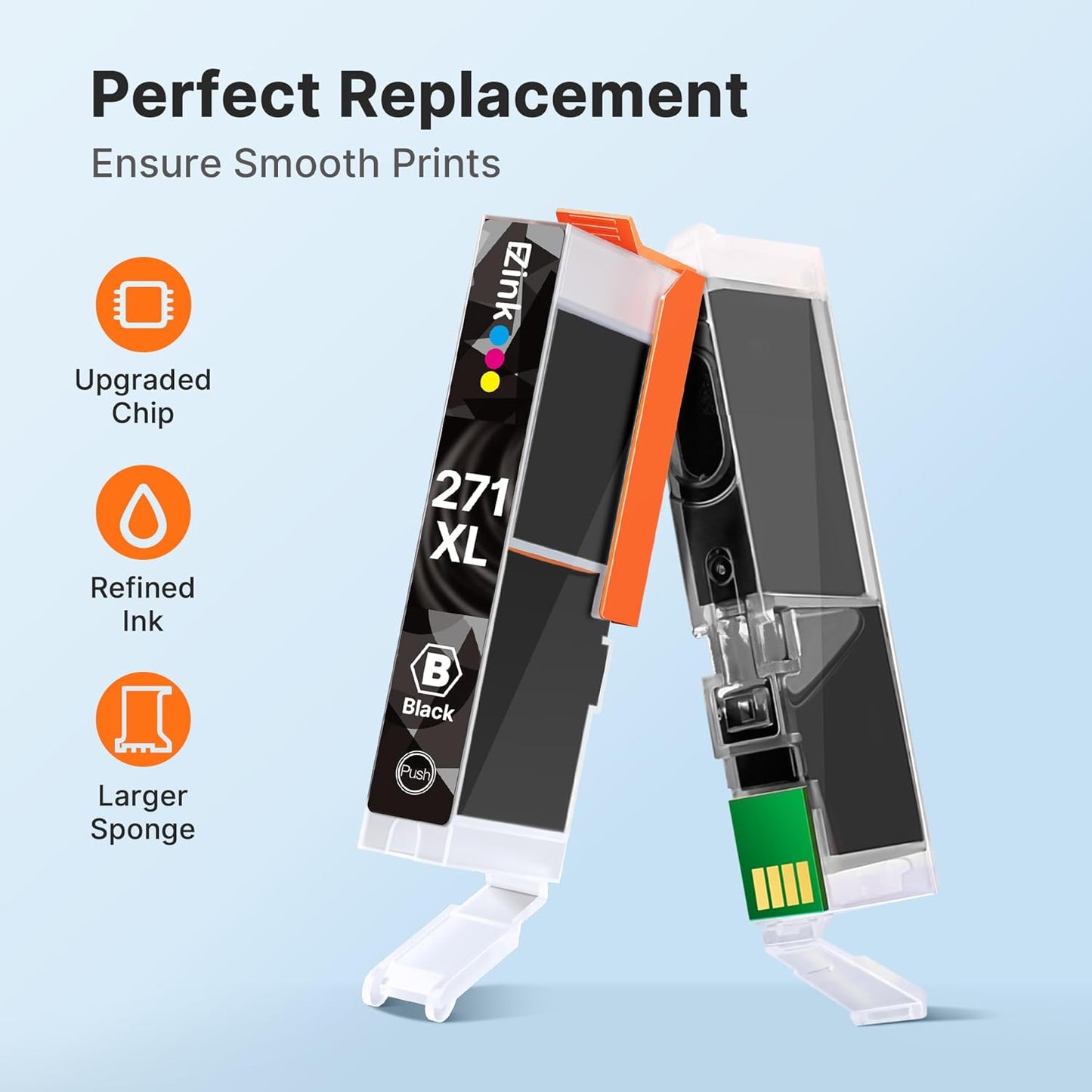 E-Z Ink Compatible Ink Cartridge Replacement for Canon PGI-270XL CLI-271XL PGI270 XL CLI271 XL Compatible with MG5720 TS6020 TS9020 (4 Large Black,4 Small Black,4 Cyan,4 Magenta,4 Yellow) 20 Pack