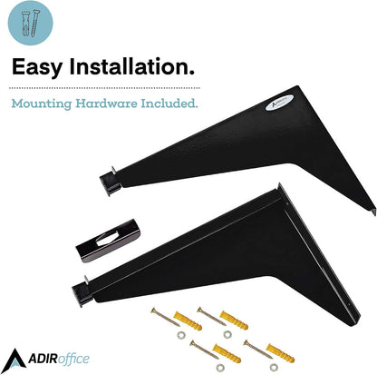 Adir Blueprint Wall Rack - Blueprint Plans Organizer and Construction Plan Holder - Poster Display and Map Rack for Office and Home (Without Blueprint Clamps)