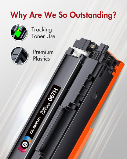 067H 067 Toner Cartridge Set - MF656Cdw MF654Cdw Toner Replacement for Canon 067 067H, for Canon MF656cdw Toner Cartridges, for Color ImageClass MF656Cdw LBP632Cdw MF654Cdw MF653Cdw LBP633Cdw (4 Pack)