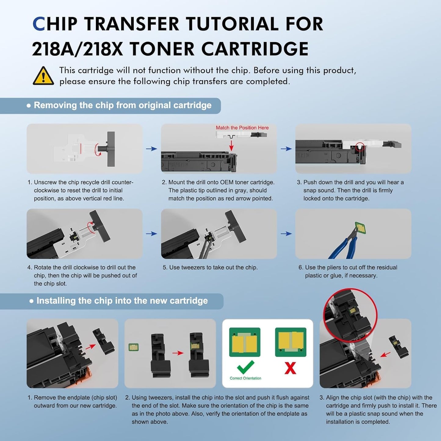 218X 218A Toner Cartridges 4 Pack 3201dw Compatible Replacement for HP 218X 218A Color Laserjet Pro MFP 3301fdw 3301cdw 3201dw 3301sdw Printer High Yield Ink Set W2180X (Black Cyan Yellow Magenta)