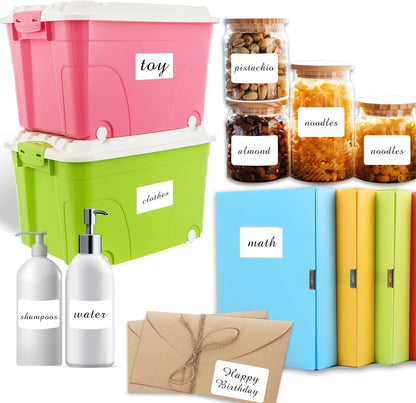 2×3 Inch Removable Blank Freezer Labels,Water/Oil/Tear Resistant/Ink Won't Smudge No Residue (120pcs,1 Bag)