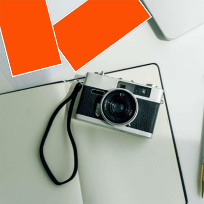 PARLAIM 3" x 5" Rectangle Color Coding Labels,250 per Dispenser Box Roll Square Label Inventory Stickers(Fluorescent Red)