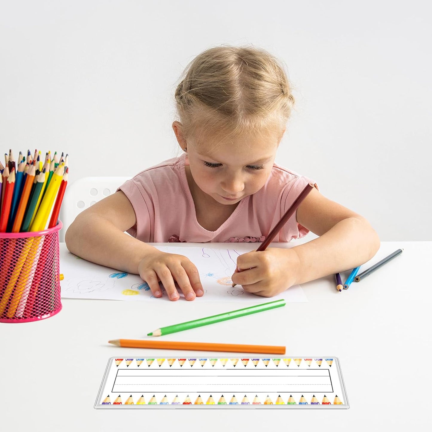 Jeyiour 100 Pcs Label Holders Adhesive Nameplate Pockets Storage Bin Labels Index Card Holder Shelf Plastic Peel Stick for Classroom Supermarket Bookshelf Library Student Box Drawer (3.5 x 10.9 Inch)