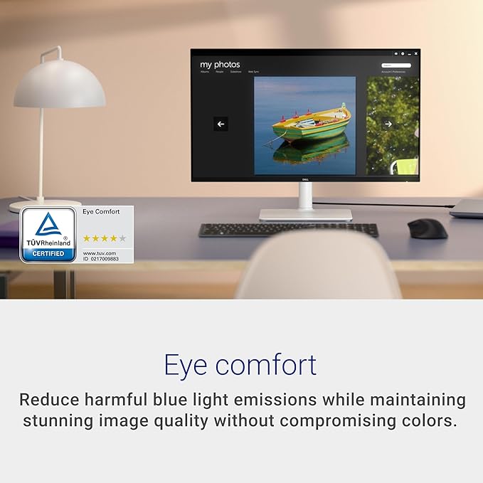 Dell 27 Plus Monitor - S2725HSM - 27-inch FHD (1920x1080) 144Hz 1ms Display, 2 x 3W Speakers, HDMI Connectivity, Height/Tilt/Pivot/Swivel Adjustability, AMD FreeSync - Ash White