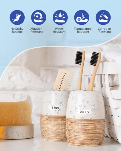 TZ Tape 6mm 0.23 Laminated White Label Tape Tz-211 Compatible for Brother P-Touch Tze-211 1/4" Tze Label Refills Work for Ptouch Label Maker PT-D220 PT-D210 PT-H110 PT-D400, Black on White, 4-Pack