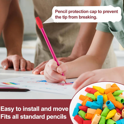 30 Pack Random Color Pencil Top Erasers, Halloween Pencil Topper Erasers, Fun Pencil Cap Erasers Bulks, Writing Supplies for Office, Teacher, Adults Painting Drawing