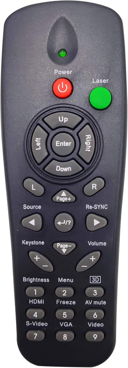 BR-5033L Projector Remote Control for Optoma DS219, DS309, DS317, DS327, DS329, DS550, DS551, DS611, DX327, DX329, DX550, DX551, DX617, EH1020, TH1060, TX779