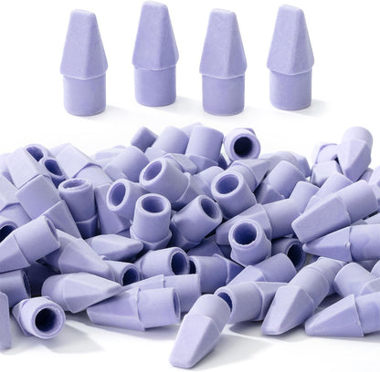 Mr. Pen- Pencil Erasers Toppers, 120 Pack, Purple, Erasers for Pencils, Pencil Top Erasers, Pencil Eraser, Back to School Supplies
