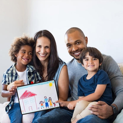 Desktop Dry Erase Board,12" X 9" Small White Board,Portable whiteboard with Stand, Marker and Eraser Wipe, A4 Notebook White Board Easel for Kids Drawing on Desk, for Students Shool (Black) (Black)