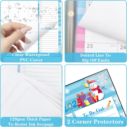 Lateefah Desk Calendar 2025, Large 22'' x 17'' Desk Calendar 2025-2026, 18 Month Desktop Calendars for Home & Office, Use Jan 2025 to June 2026