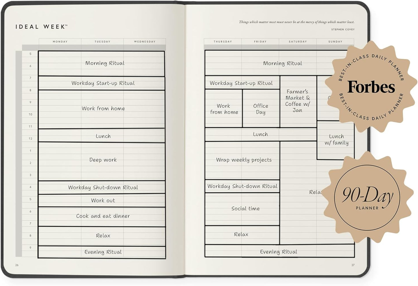 Full Focus Sienna Linen Planner by Michael Hyatt - The #1 Daily Planner to Set Annual Goals, Increase Focus, Eliminate Overwhelm, and Achieve Your Biggest Goals - Hardcover