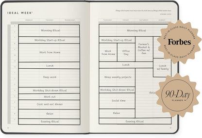 Full Focus Stone Leather Planner by Michael Hyatt - The #1 Daily Planner to Set Annual Goals, Increase Focus, Eliminate Overwhelm, and Achieve Your Biggest Goals - Hardcover