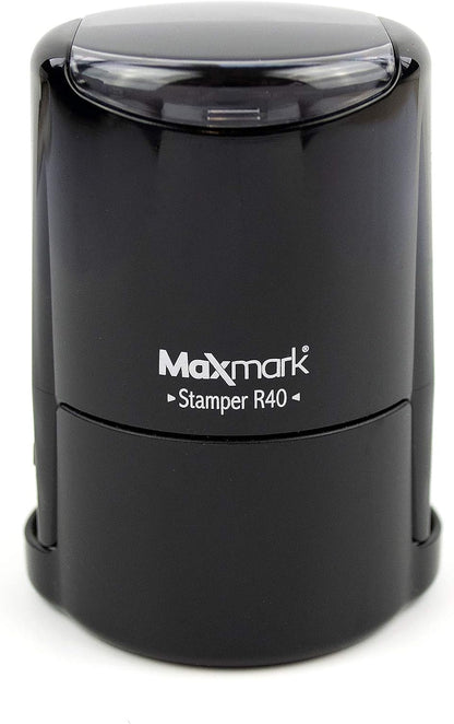 Round Notary Stamp for State of Kentucky- Self Inking Stamp - Top Brand Unit with Bottom Locking Cover for Longer Lasting Stamp - 5 Year Warranty