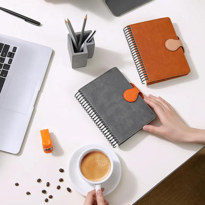 MAKEASY 100 Pack Plastic Spiral Binding Coils, 1/4"(6mm), 30 Sheet Capacity, 4:1 Pitch Black Binding Spirals for Home School and Office use