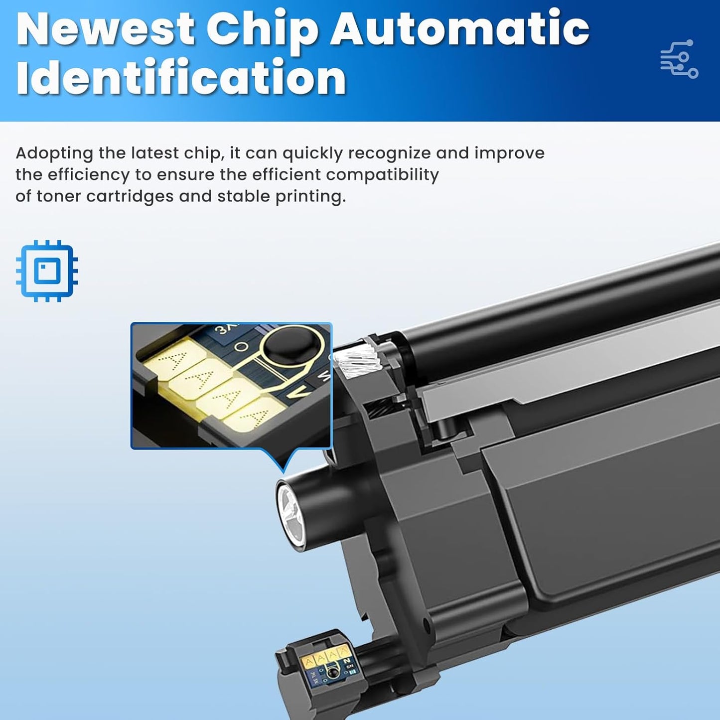 206A Toner Cartridges 4 Pack for Laser Jet M283fdw M283cdw M255dw Compatible for HP 206A 206X W2110A Compatible with Color Laser Jet Pro MFP M283fdw M283cdw M283fdn Pro M255nw M255dw Ink Cartridges