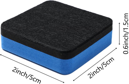 XKDOUS 72 Pack Mini Dry Erase Eraser, Small Magnetic Whiteboard Eraser for Kids (4 Color, 2 x 2 Inch)