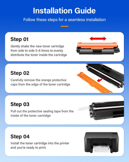 30X CF230X Toner Cartridge Black 2 Pack with Chip Compatible for HP30X 30A CF230A Replacement for HP LaserJet Pro MFP M227fdn M227fdw M227sdn M203d M203dn M203dw M227 M203 Printer Ink Drum Unit Copier