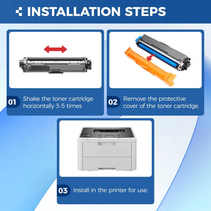 TN229XL Toner Cartridge Set 4-Pack Replacement for Brother TN-229XL TN229 XL Black MFC-L3720CDW MFC-L3780CDW HL-L3220CDW HL-L3280CDW HL-L3300CDW HL-L3295CDW L8245CDW MFC-L8395CDW L3765CDW Printer Ink