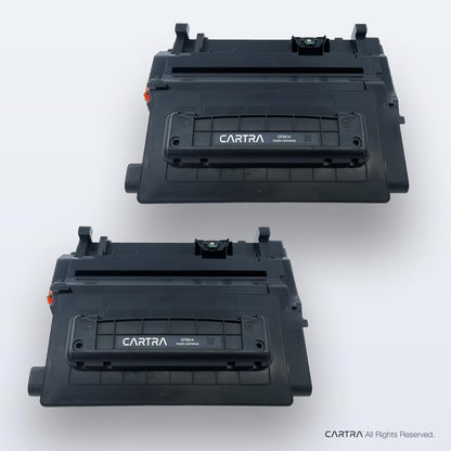 CARTRA 81A 2 Pack Toner Cartridge for HP Laserjet Enterprise M604dn M604n M604 M605dh M605dn M605n M605x M605 M606dn M606x M606 MFP M630f M630h Flow M630z M630 Printer Series 81X CF281A Black
