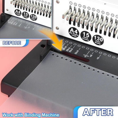 Rayson Frosted Binding Covers - 10 mil Polypropylene (PP) Matte Finish, 8.5" × 11", Durable Un-Punched Plastic Binding Covers, 50/Pack (PP2550MT)