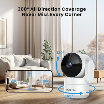 Pet Camera 360° Home Security Cameras (3 Pack)
