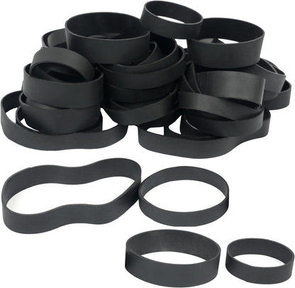 HAIDIBAO-Rubber Bands Assorted Sizes Black Mixed wide Elastic Bands for for Survival Office Supply size82,size#94,size#84,size#105 Tactical Rubber Bands