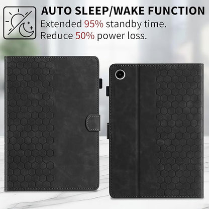 Case for Samsung Galaxy Tab A9 Plus/A9+ 5G 11 Inch 2023 Model (SM-X210/X216/X218), Multi-Angle Viewing Smart Stand with Pocket Auto Wake/Sleep PU Leather Tablet Cases Flip Folio Cover Black