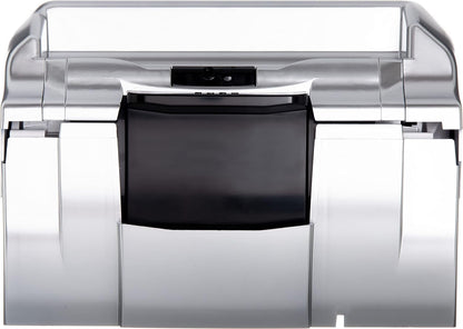 San Jamar Summit Paper Towel Dispenser Hybrid Dispenser for Bathroom, Kitchens, and Restaurants, Plastic, 10.25 x 16.75 x 13.25 Inches, Silver